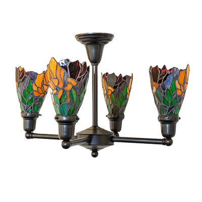 Ryeland 4 - Light Dimmable Classic/Traditional Chandelier