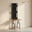 Steel, Manufactured Wood 144cm H Media Shelves-1876307200