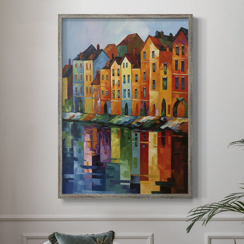 LANDSCAPES Series CCLXXVI Framed Print - Solid Wood, 30" H x 24" W