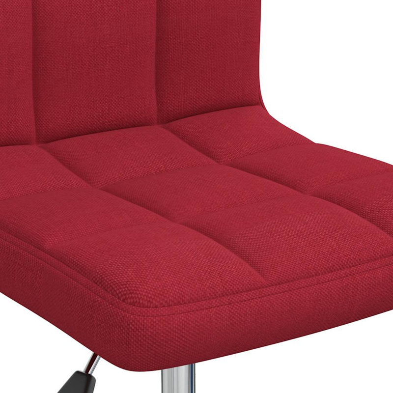 17 Stories Judene Fabric Office Chair, Red