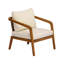 Fauteuil en velours avec canapé et accoudoirs en velours capitonné moderne avec accoudoirs et pieds en métal pour le salon et la chambre à coucher