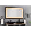 Miroir de salle de bain 84 po x 48 po à DEL, fixation murale, brouillard, 3 lumières de couleur, gradation continue, aluminium noir mat avec modes 84 températures de 48 po, fonction brouillard