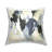 Abstraction Decorative Printed Throw Pillow Design by June Erica Vess