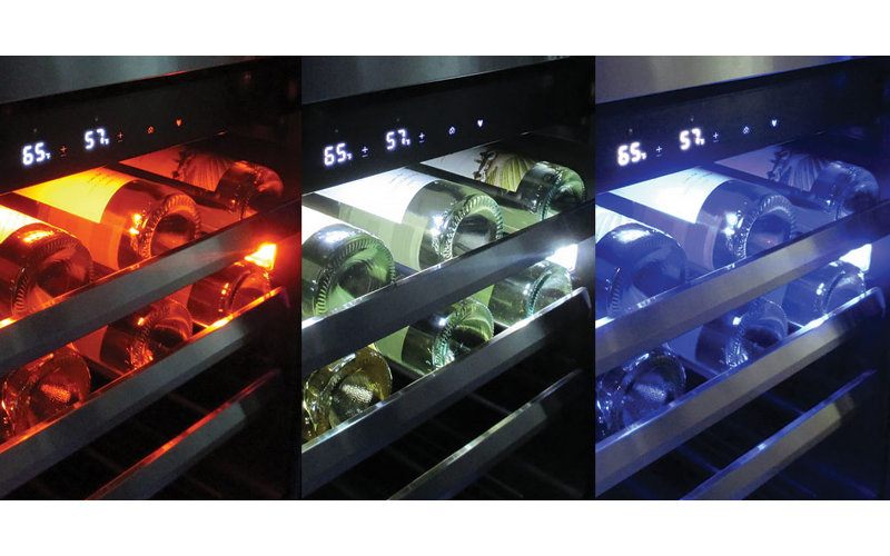XO 24" Herb and Wine Preservation System, Black Glass, Left Handed
