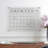 Thomas Martha Stewart Acrylic Wall Calendar with Notes with Dry Erase Marker and Mounting Hardware-89798294