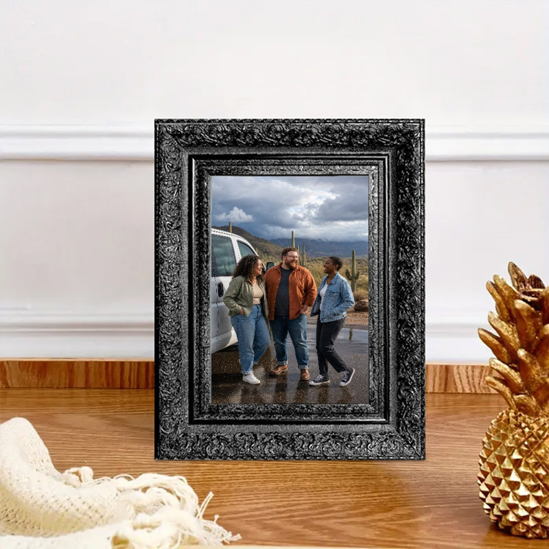 Cadre photo classique noir moderne 1PC 8 "x 10" avec un cadeau