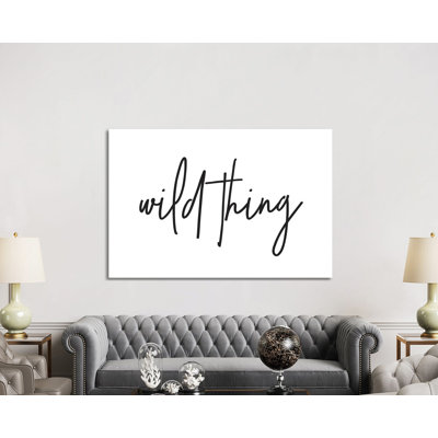 Wild Thing I by Honeymoon Hotel - Wrapped Canvas Print