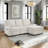 Lashanda 89.5" W Chenille Reclining Sectional with Chaise -479163143