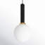Luminaire suspendu 1 lumière Roumanie / noir / laiton-1198670190