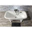 Baignoire sur pattes rectangulaire en fonte 67 pouces Kingston Eden Aqua Brass