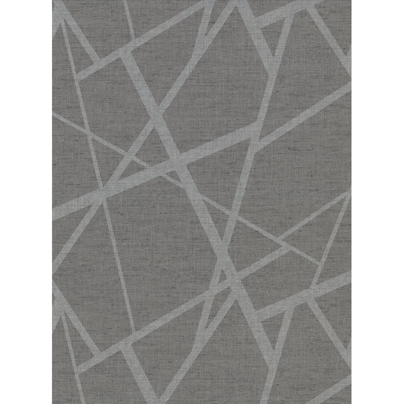  Rouleau de papier peint texturé L 27 pi x l 27 po, Étain