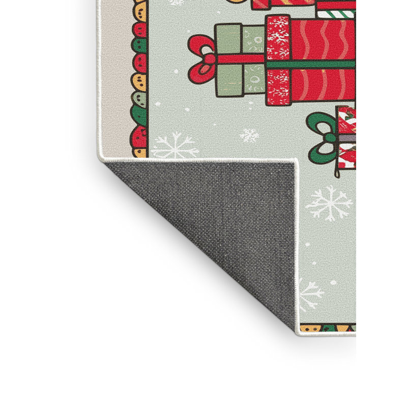 Tapis vacances de Noël The Holiday Aisle®, Rectangle 5 pi x 7 pi