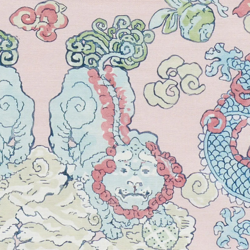 Tissu Magic Mountain Dragon, Rosé