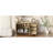 U-Style Modern Wave-Pattern Sideboard With 3 Drawers, Large Storage Buffet Cabinet With Hooks And Extra Center Leg,Suitable For Living Room,Entryway,Hallway.