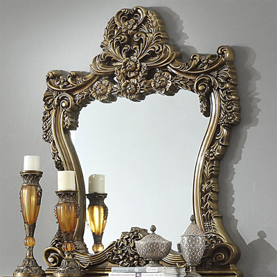 Miroir sculpté à la main de style luxueux MOBILYA