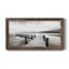 Misty Morning Dock - Peinture sur toile encadrée-1614460964