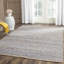 Tapis naturel / bleu en denim de coton / jute tissé à la main de 0,4 po Arria-22809237