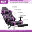 Fauteuil de jeu ergonomique avec repose-pieds, accoudoirs réglables en 3D et fonction d'inclinaison, chaise de bureau d'ordinateur à haut dossier avec support lombaire pour adultes, bureau, jeux-1305491456
