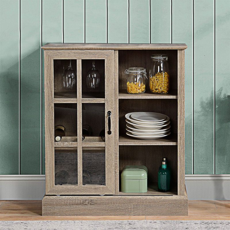 Armoire à vin avec rangement et présentoir à vin