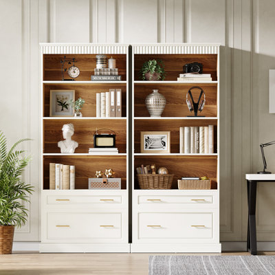 Bookcases with File Cabinet Drawer by Lark Manor