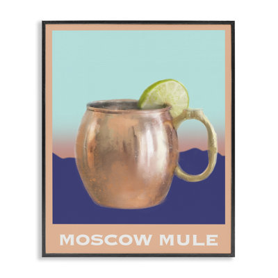 Moscow Mule sur paysage, estampe numérique, conception par Matthew Piotrowicz