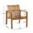 Kenmare Modern Rustic Acacia Wood Outdoor Lounge Chair with Slatted Back and Curved Seat-125238884-129684000