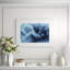 Flower Macro' Framed Graphic Art Print on Glass