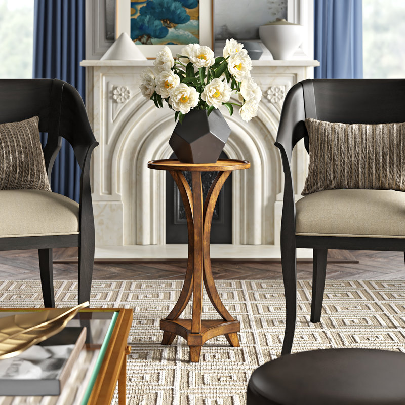 Leslie End Table, Bordeaux