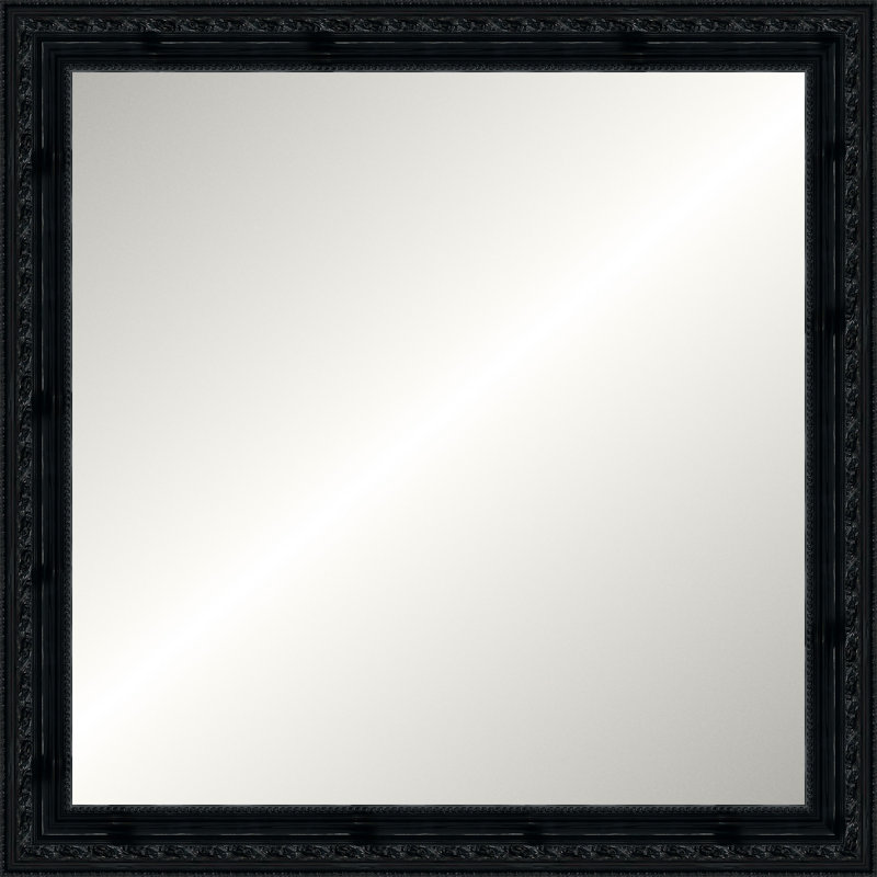 Miroir noir brillant, Medium Square