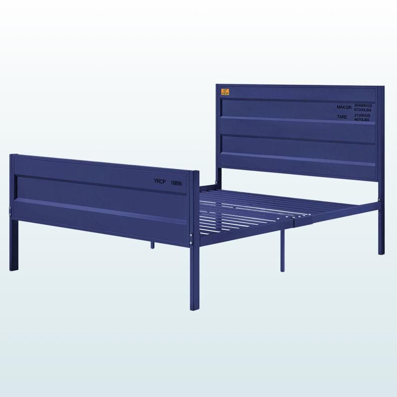 Lit double Nacre, Bleu