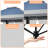 13x13FT Pop-Up Gazebo w/ Mosquito Netting - Height-Adjustable Canopy, UPF 50+ Sun & WaterProof, Rustproof Steel Frame, Tool-Free Setup, for Patio/BY Parties, Weddings, Dining - Includes Carry Bag-124903843