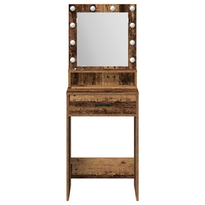 Solid Reclaimed Wood 50 X 41 X 135 Cm Mirror