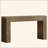 Farmhouse Console Table With Vertical Slat Legs - Sofa Table Behind Couch, Rustic Brown Entryway Table For Hallway, Living Room & Small Spaces