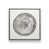 Cadre flottant en chrome poli