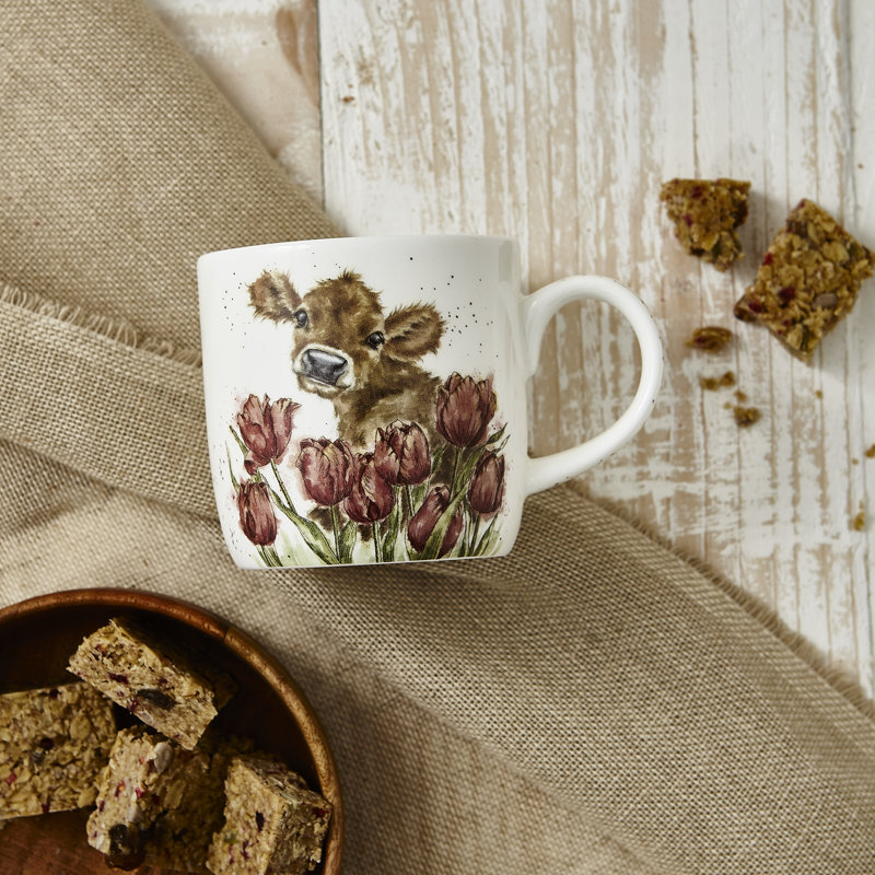 Wrendale Designs, Fine Bone China - Bessie (Cow) Mug