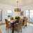 Rustic 4-Light Double-Tier Drum Chandelier