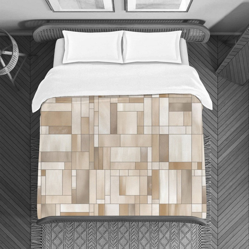 Housse de couette Polonia Mondrian, Housse de couette pour grand lit