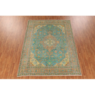 Tapis traditionnel turquoise 8 x 11