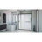 Infinity-Z 60" W x 30" D x 76.75" H Semi-Frameless Rectangle Shower Enclosure with Towel Bar and Base Included-20961241-20961242-20961243