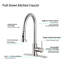 Robinet de cuisine rétractable en acier inoxydable avec distributeur de savon-116628726