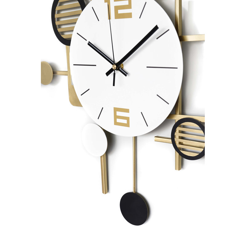 Smethport Metal Wall Clock
