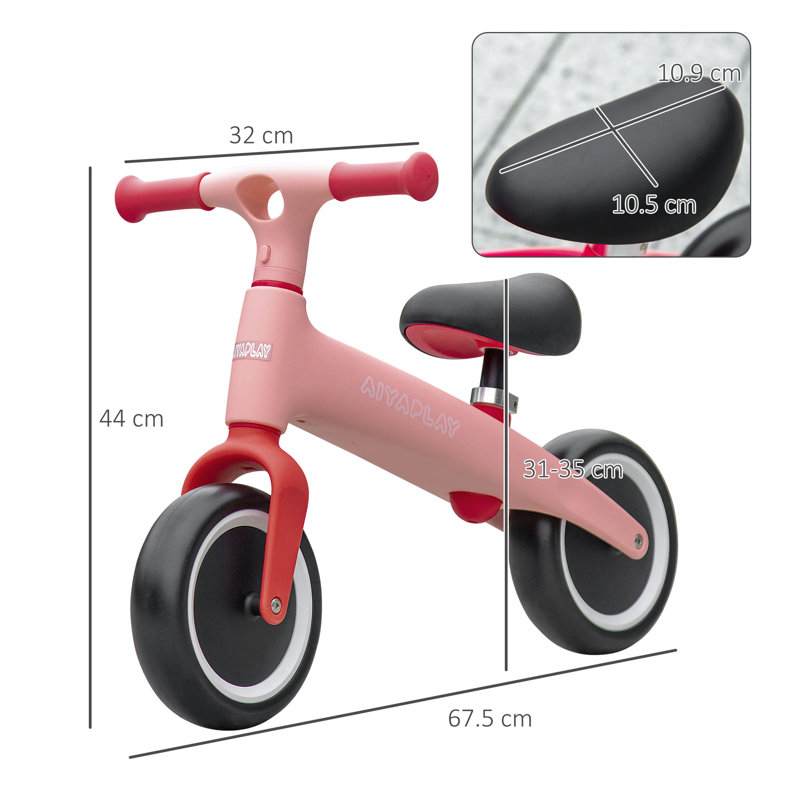Alsager Isabelle & Max 1 Seater Push/Pull Ride On, Pink
