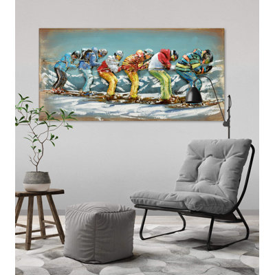 Handmade Rustic Entertainment Wall Decor on Metal