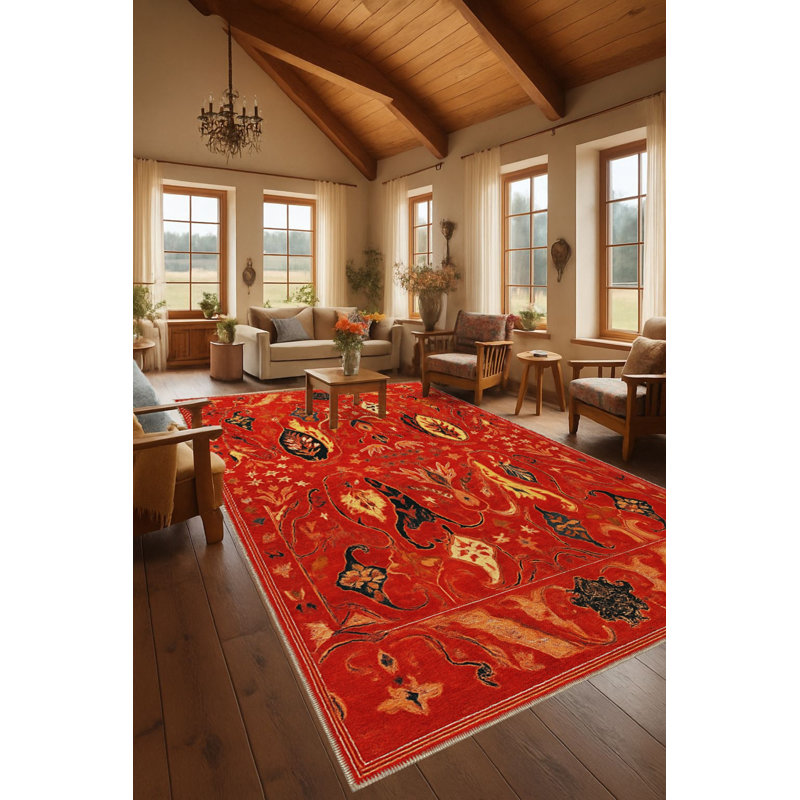 Tapis tissé à la main Mosso, 3'3" x 4'11"