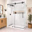 Cabine de douche d'angle coulissante RadianceRP sans cadre, 114-122 cm L x 91 cm P x 193 cm H, avec verre clair de 10 mm.-132943677-112209000