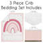 Ensemble de literie pour lit de bébé 3 pièces Boho