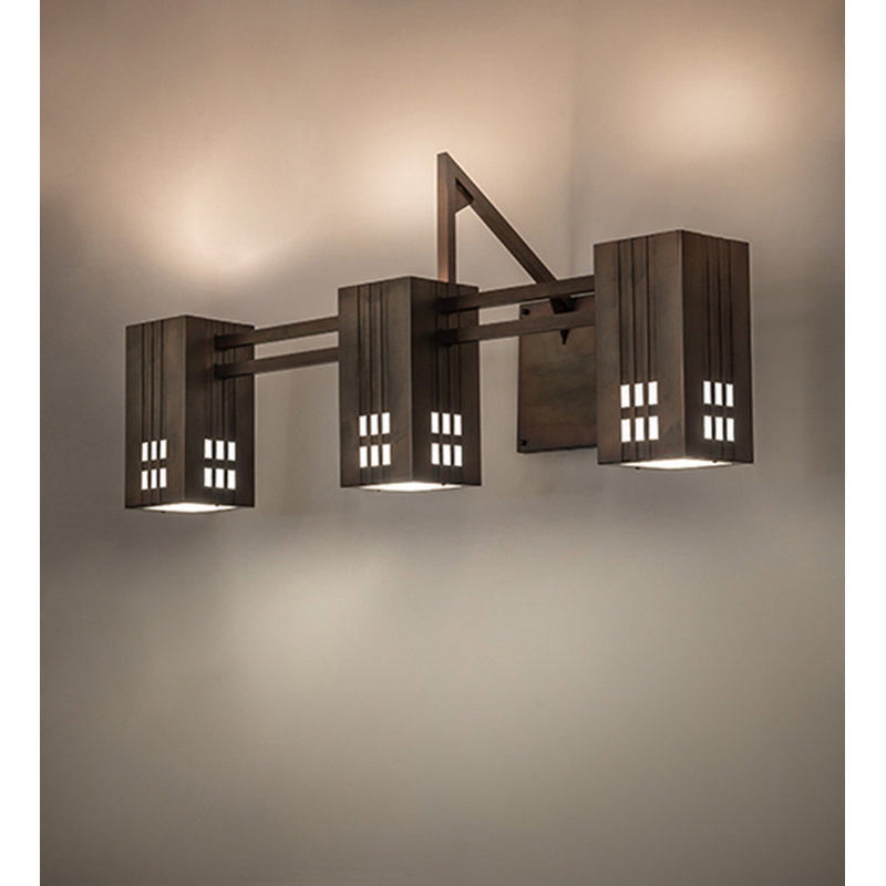 Hirshfield Solid Brass 3 - Light Armed Sconce