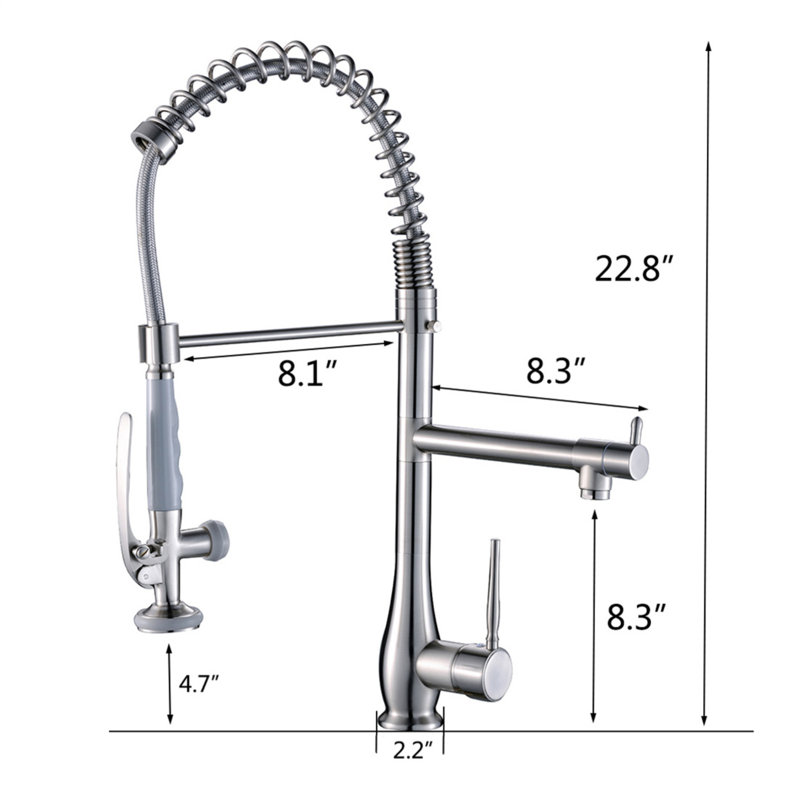 SUNRINX Pull Down Kitchen Faucet