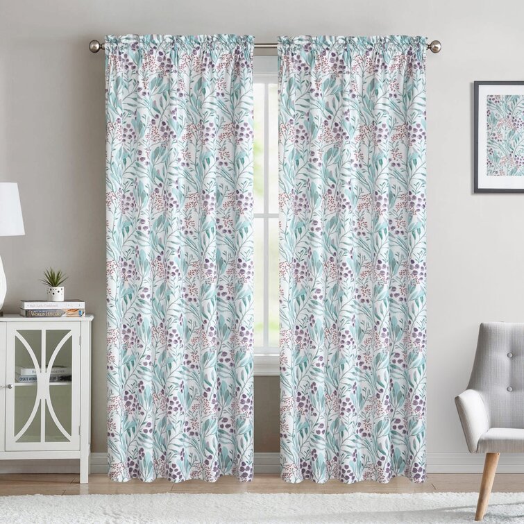 Rosalind Wheeler Marcum Woven Plaid Room Darkening Thermal Fleece Lined  Single Curtain Panel & Reviews