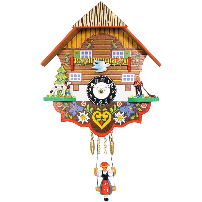 Horloge murale chalet